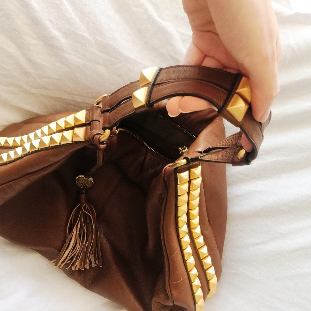 Golden pyramids Purse